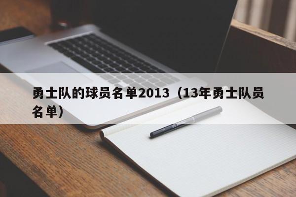 勇士队的球员名单2013（13年勇士队员名单）